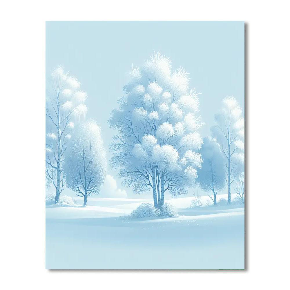 Frosty Tranquility Numbered Painting Kits