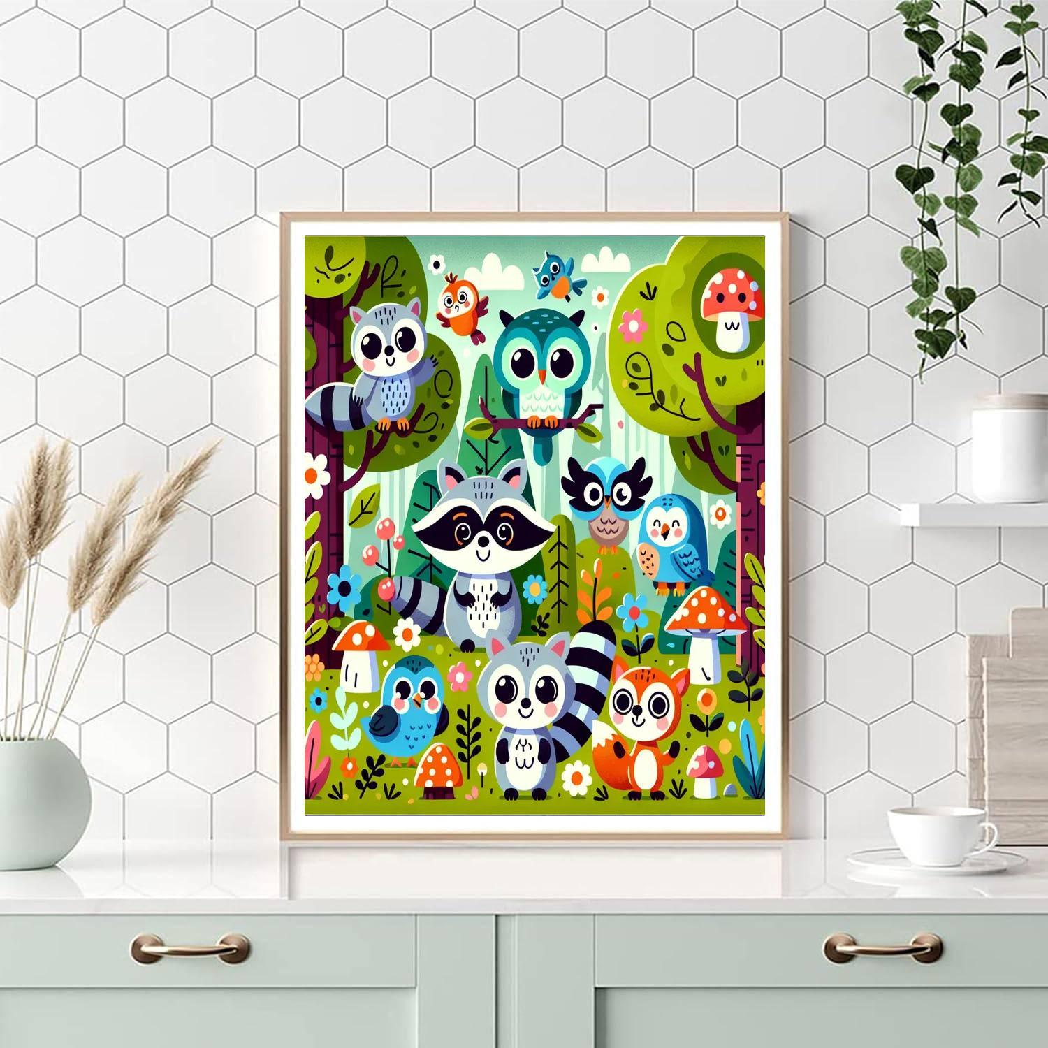 Funky Forest Adventure Paint By Color