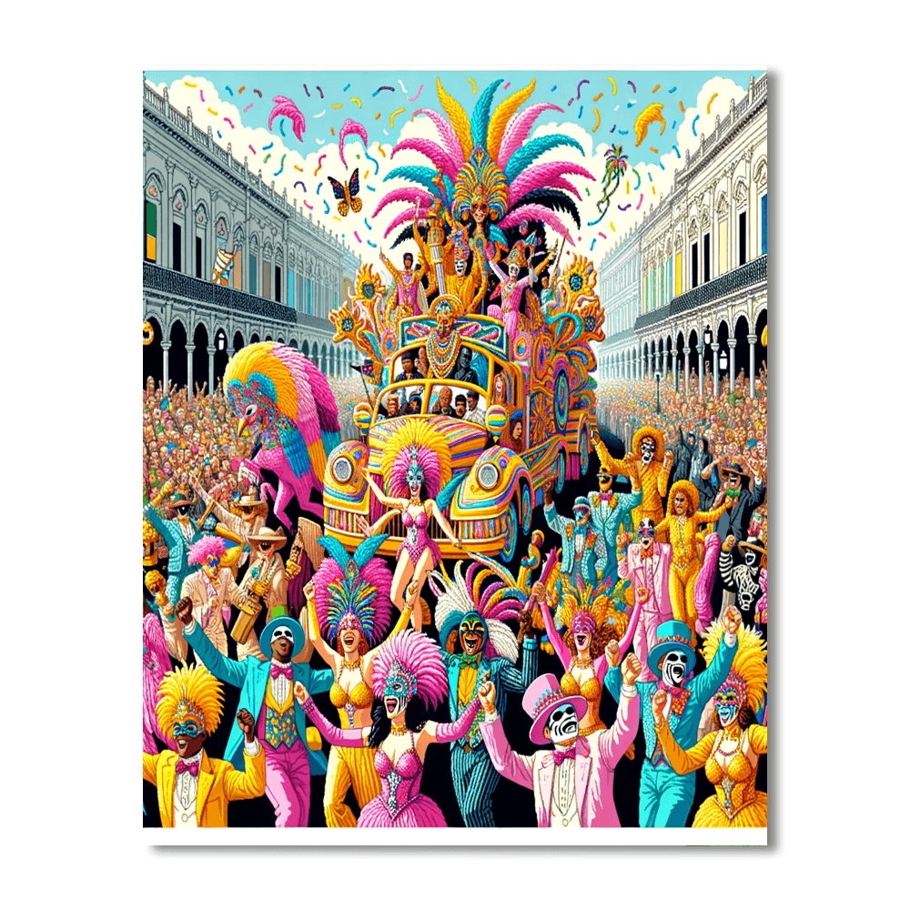 Rijeka Carnival - Rijeka, Croatia Paint By Number