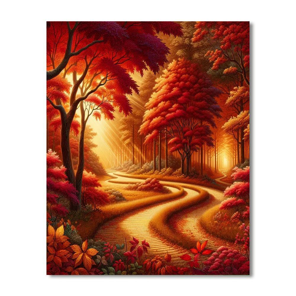Autumn Woodland Wonders Numbered Painting Kits
