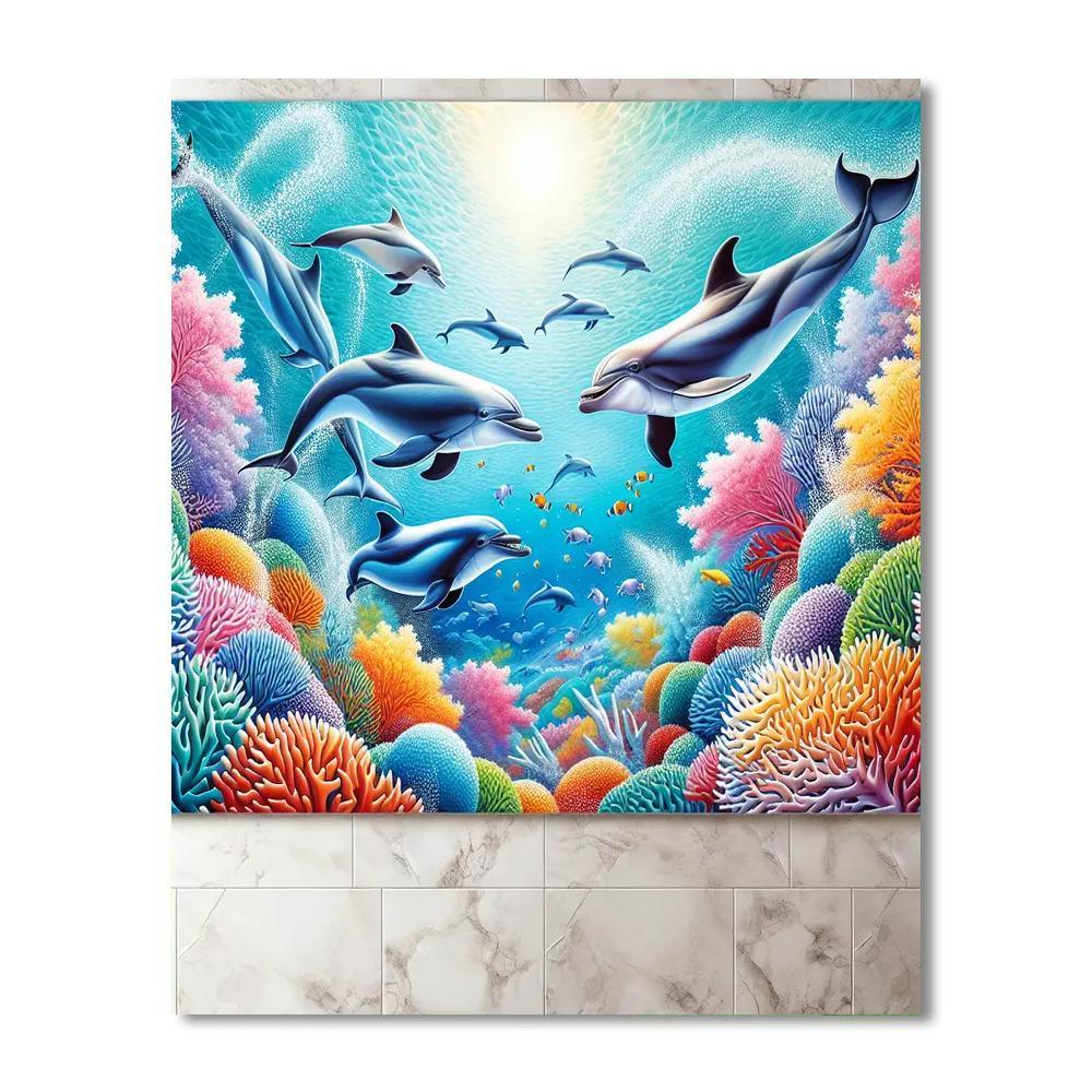 Playful Underwater Scene Paint By Color