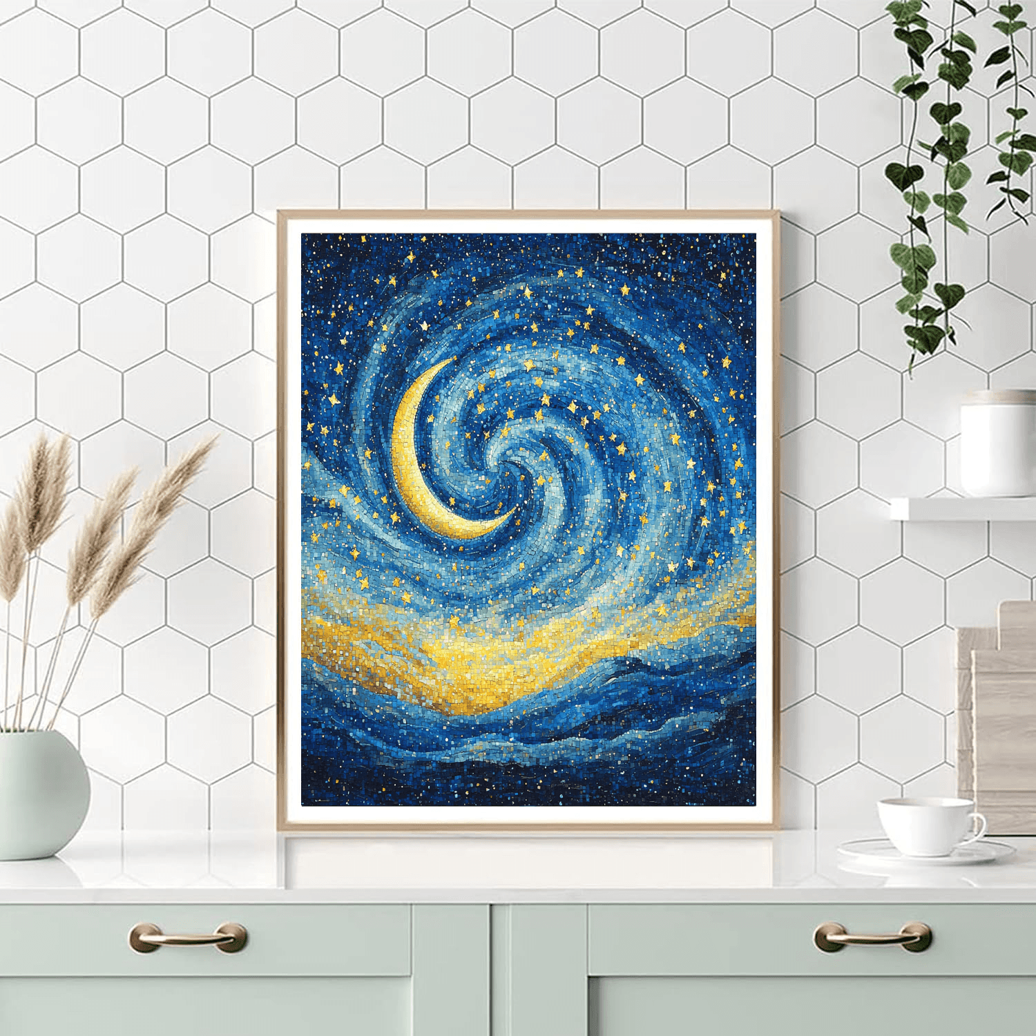 Vincent Van Gogh Inspired Quiet Night Under The Stars  Paint By Numbers Kits