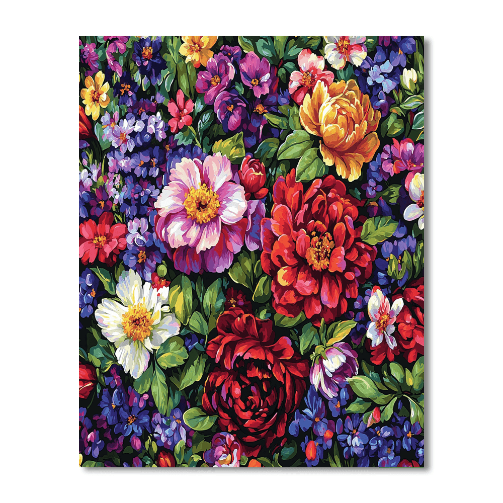 Georgia O'Keeffe Inspired Radiant Gardens  DIY Paint By Numbers