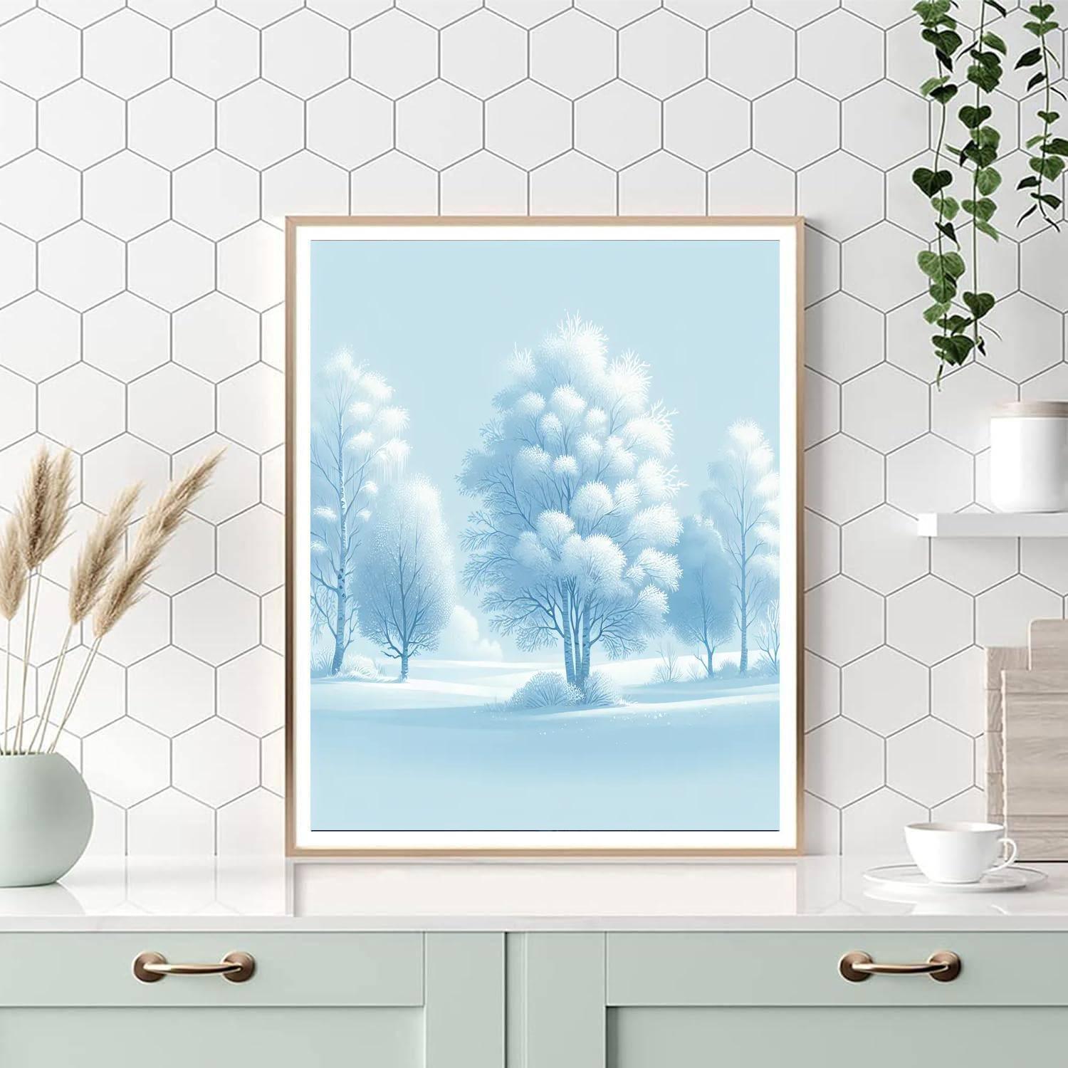 Frosty Tranquility Numbered Painting Kits