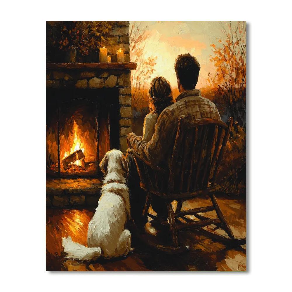 In The Comfort Of Love Number Painting