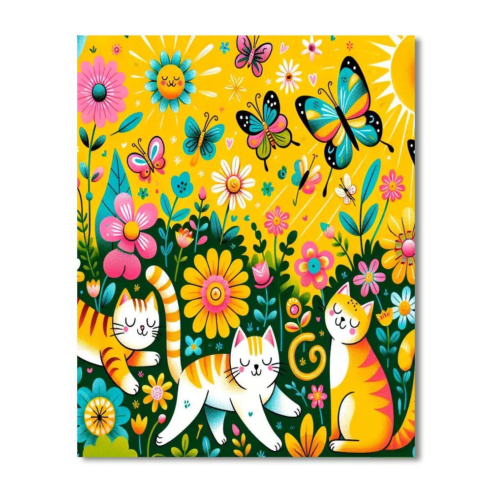 Playful Whiskers Painting By Numbers Kit