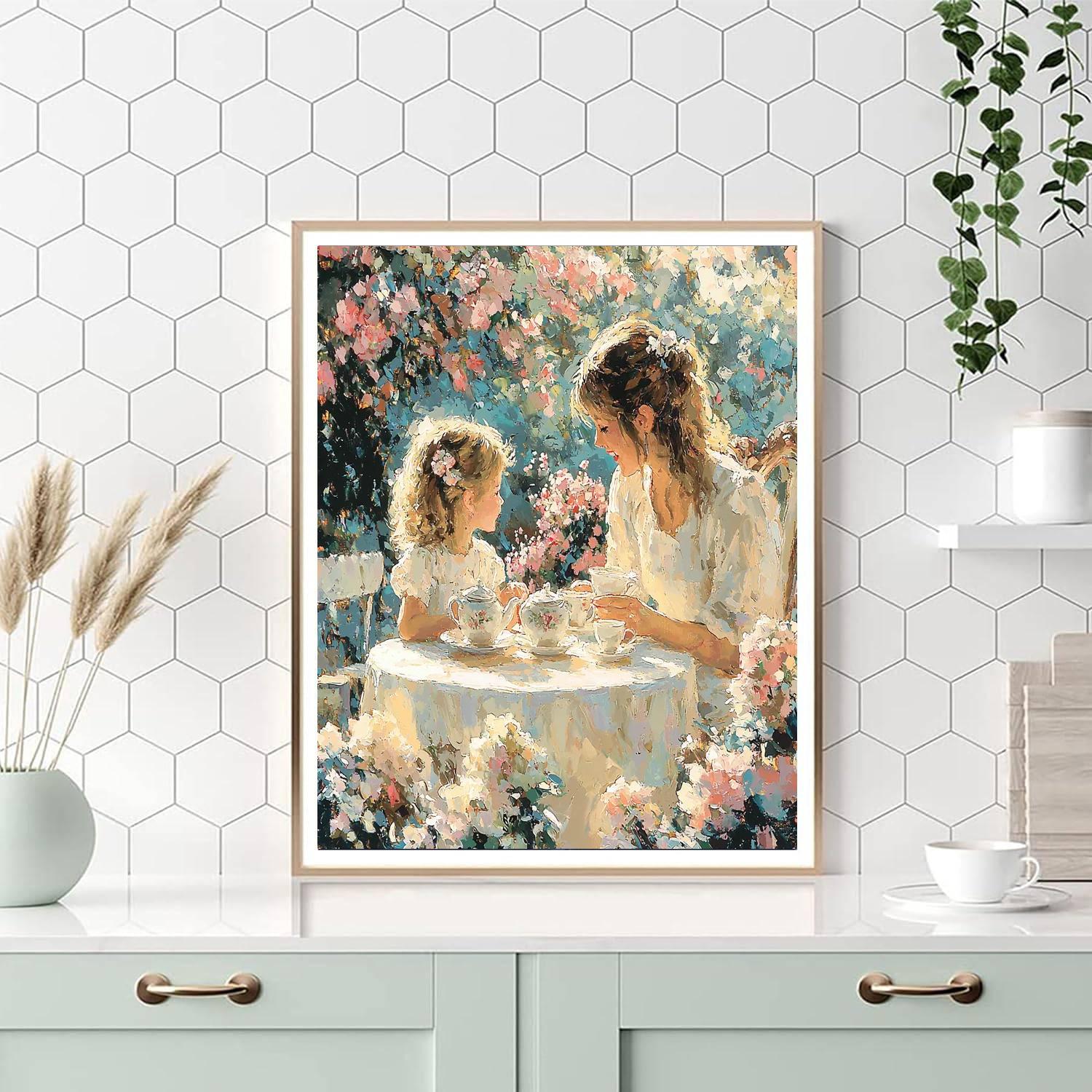 An Afternoon Of Tea Painting By Numbers Kit