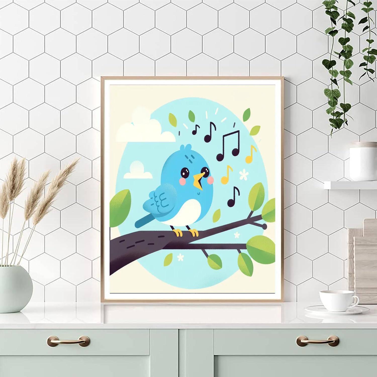 Singing Bluebird Paint By Numbers Kits