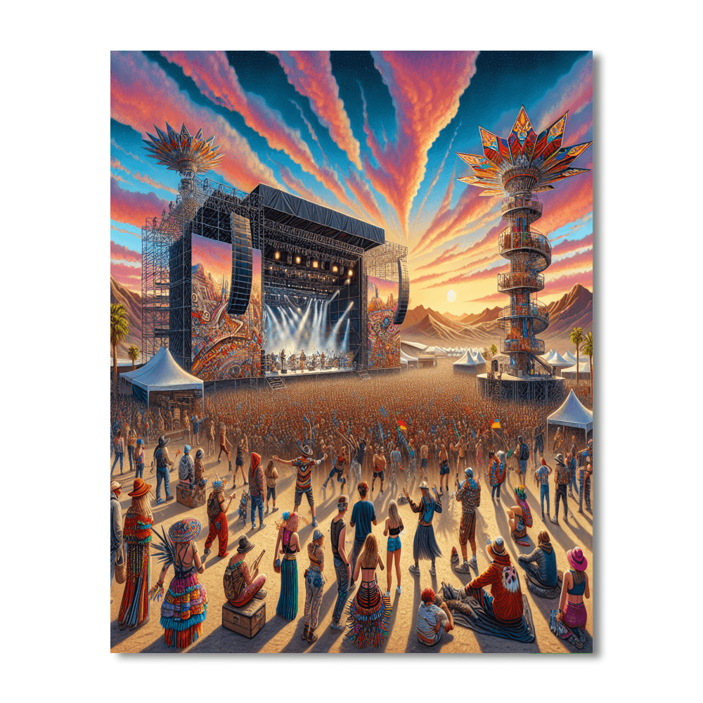 Coachella - Indio Numbered Painting Kits