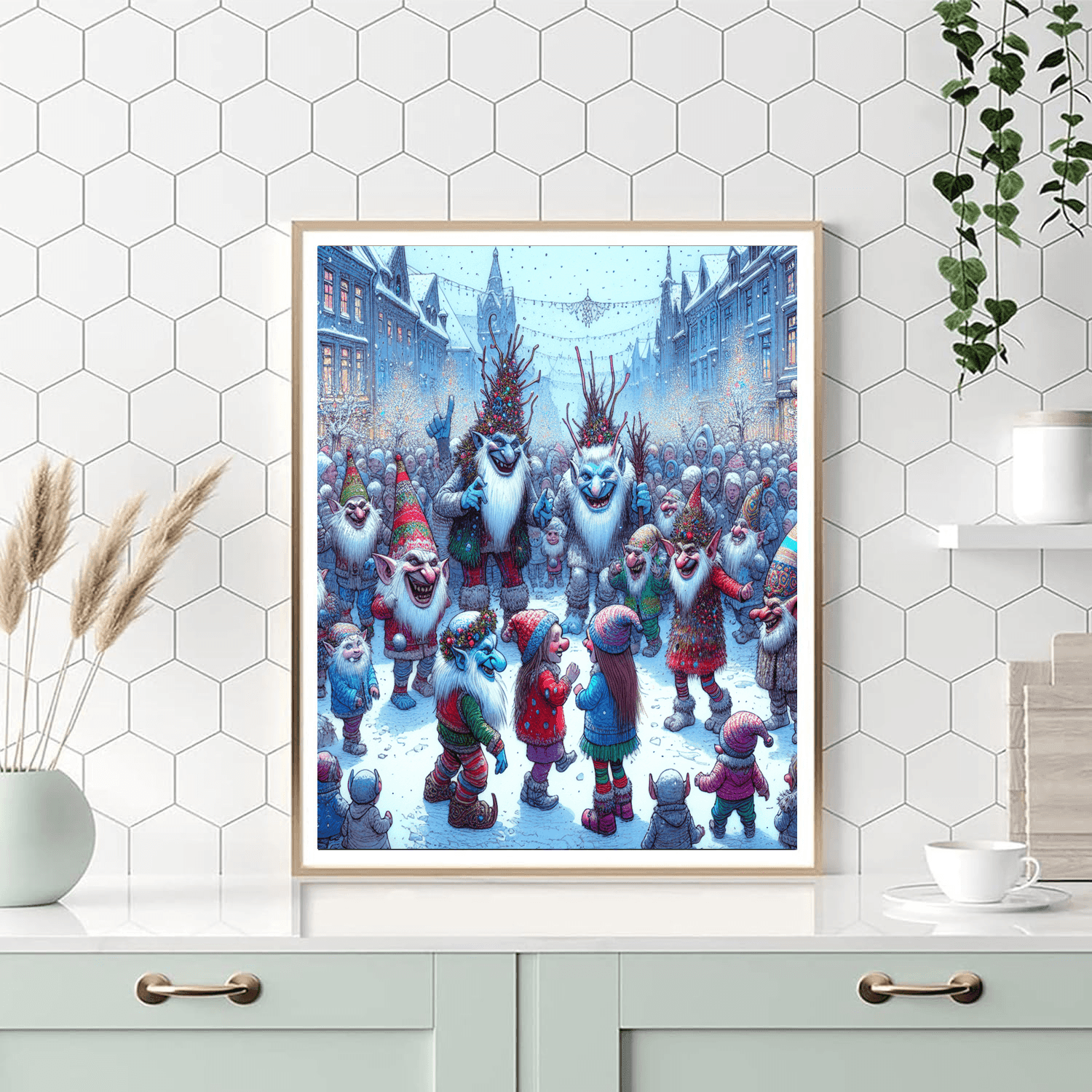 Yule Lads Festival - Reykjavik, Iceland Paint By Color