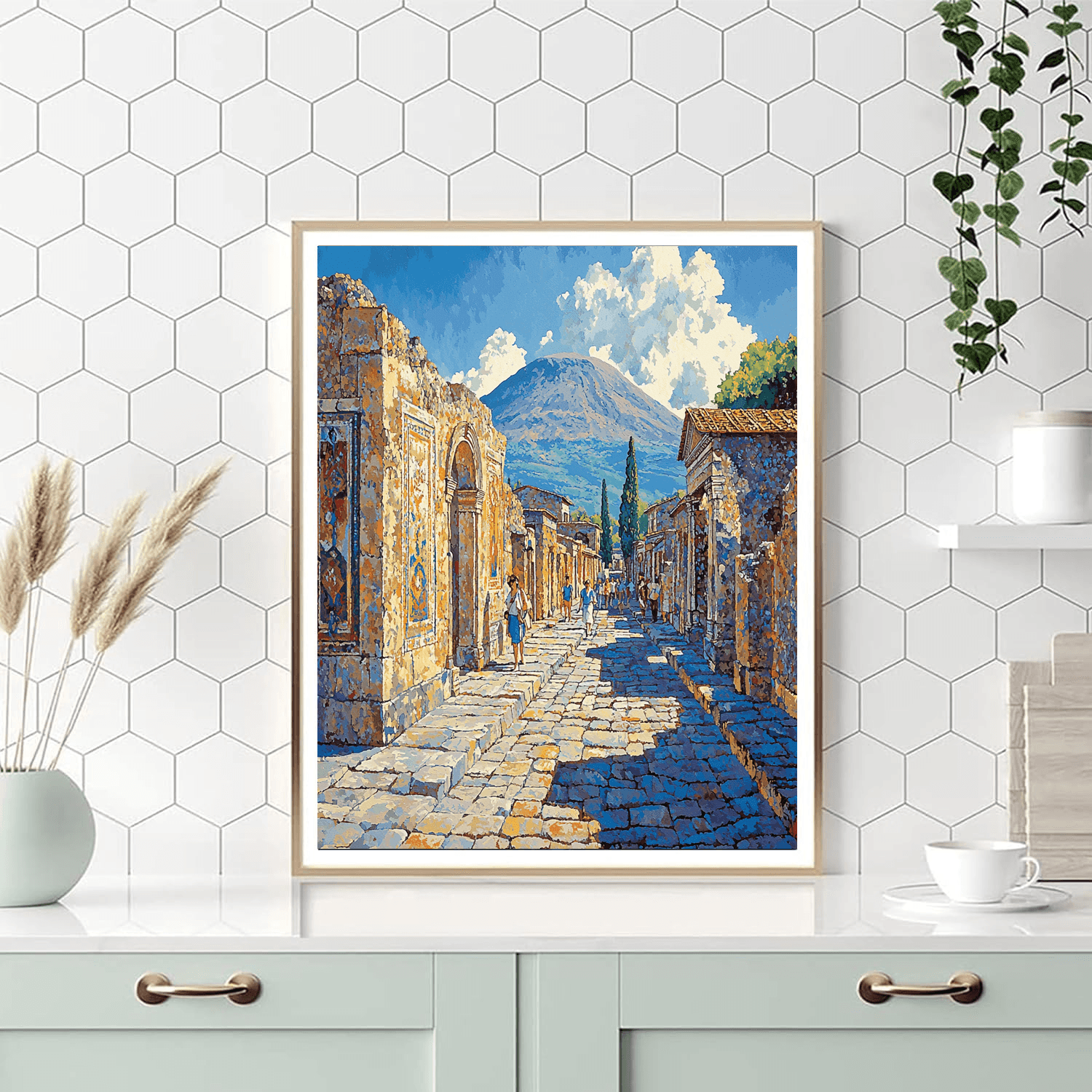 Pompeii Archaeological Park - Campania, Italy Numbered Painting Kits