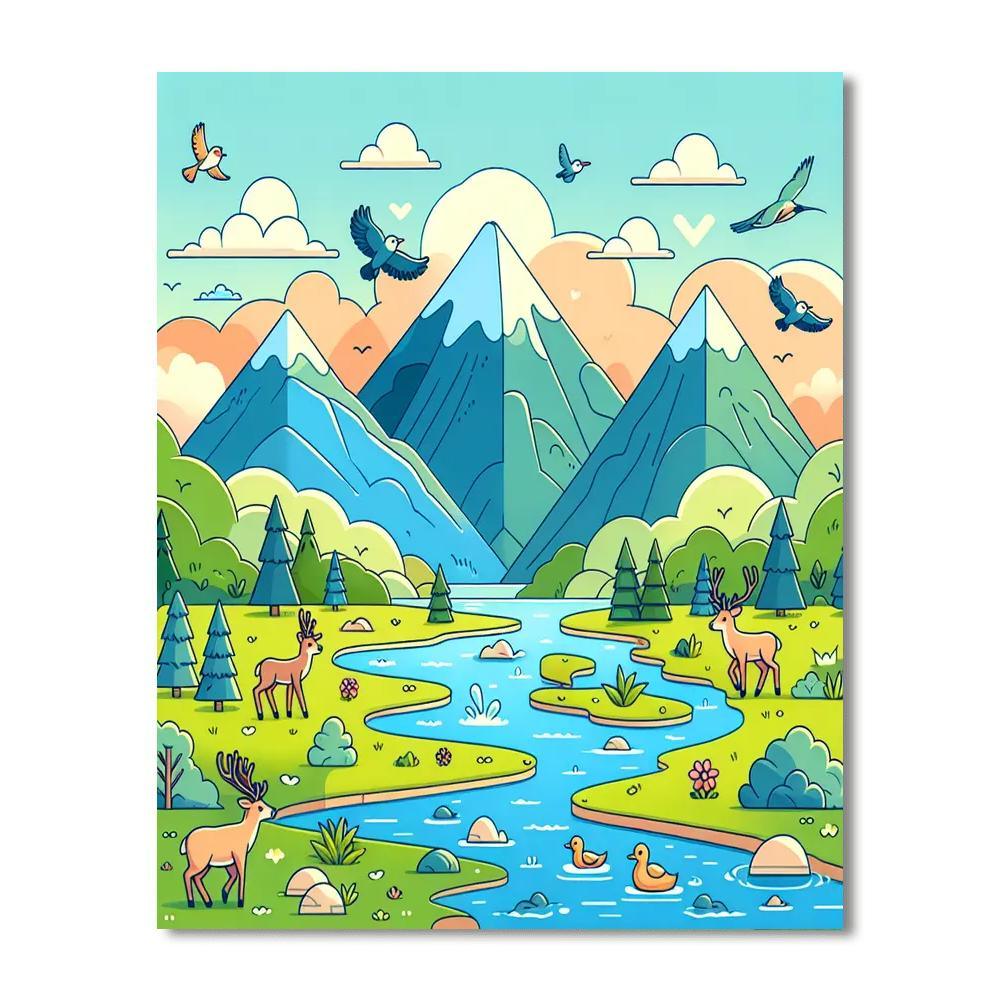 Artistic Adventures In Nature Paint By Numbers Kits