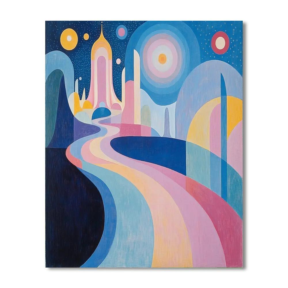 Hilma Af Klint Inspired Astral Wanderlust  Paint By Numbers