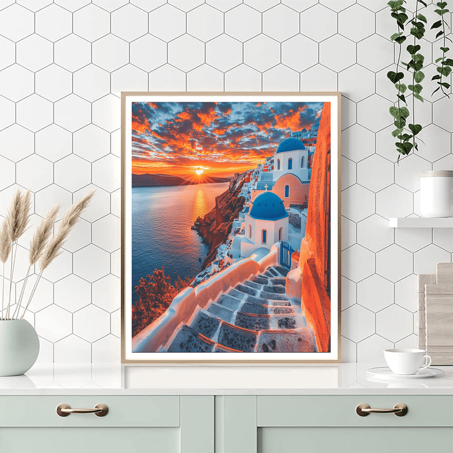 Santorini, Greece Paint By Numbers