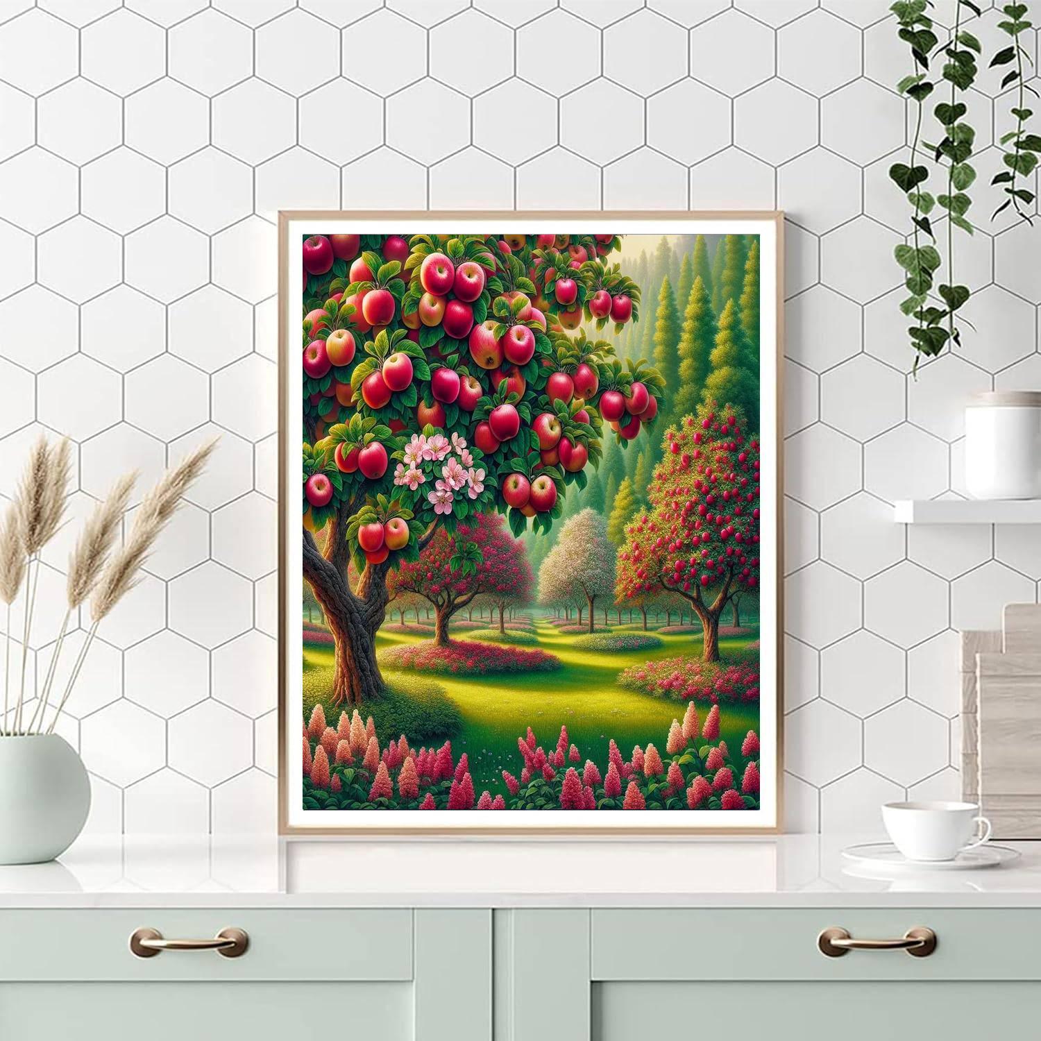 Peaceful Orchard Stroll Painting By Numbers Kit