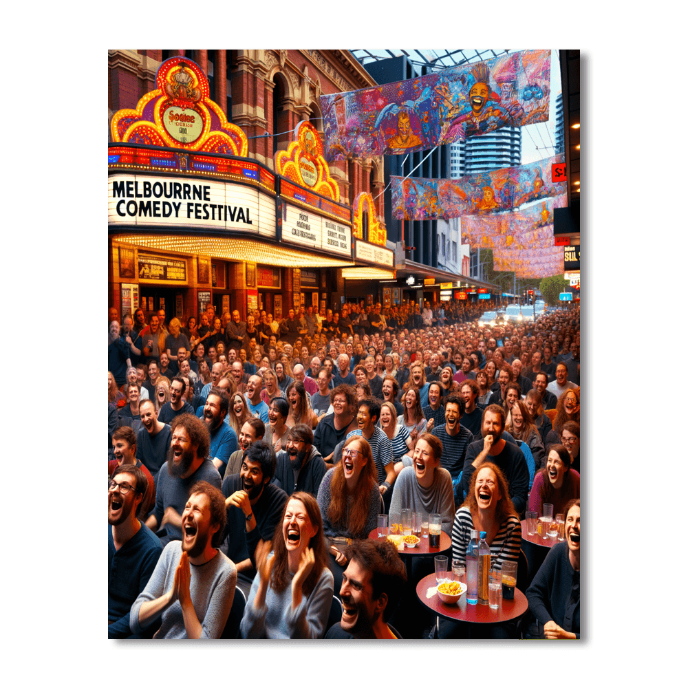Melbourne International Comedy Festival - Melbourne Paint By Color