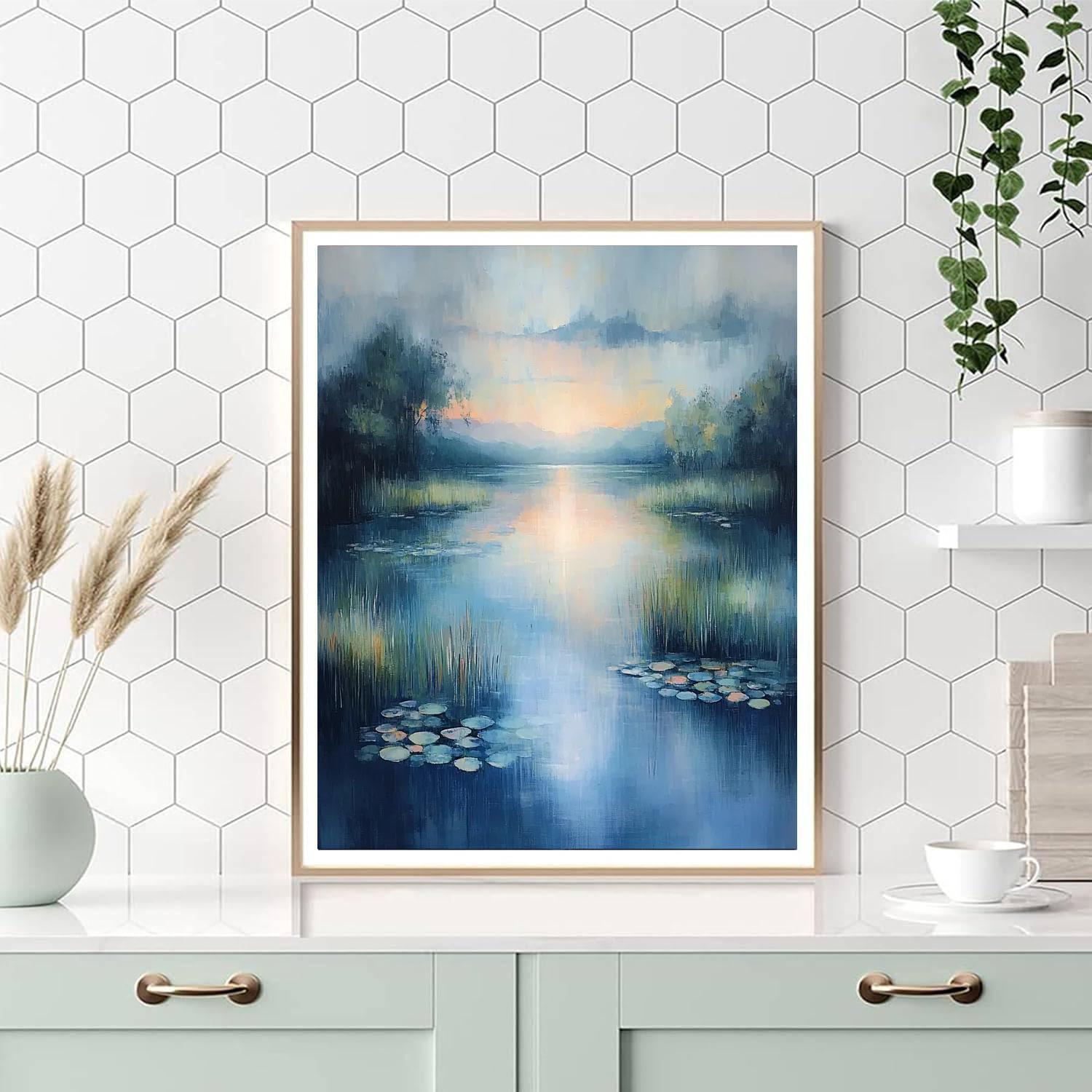 Edgar Degas Inspired Dreams Of Serenity  Paint By Numbers Art