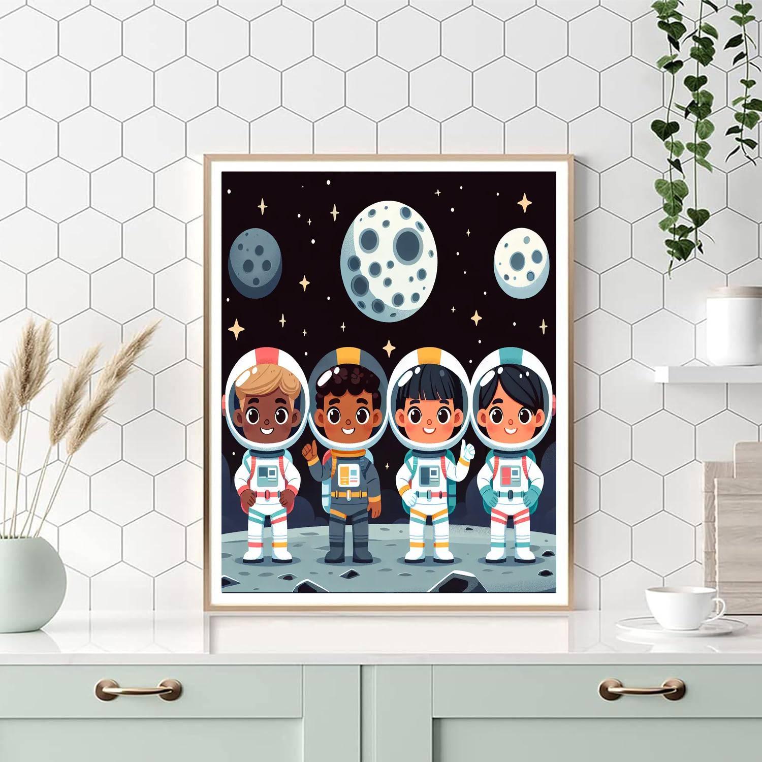Moon Mission Paint By Numbers