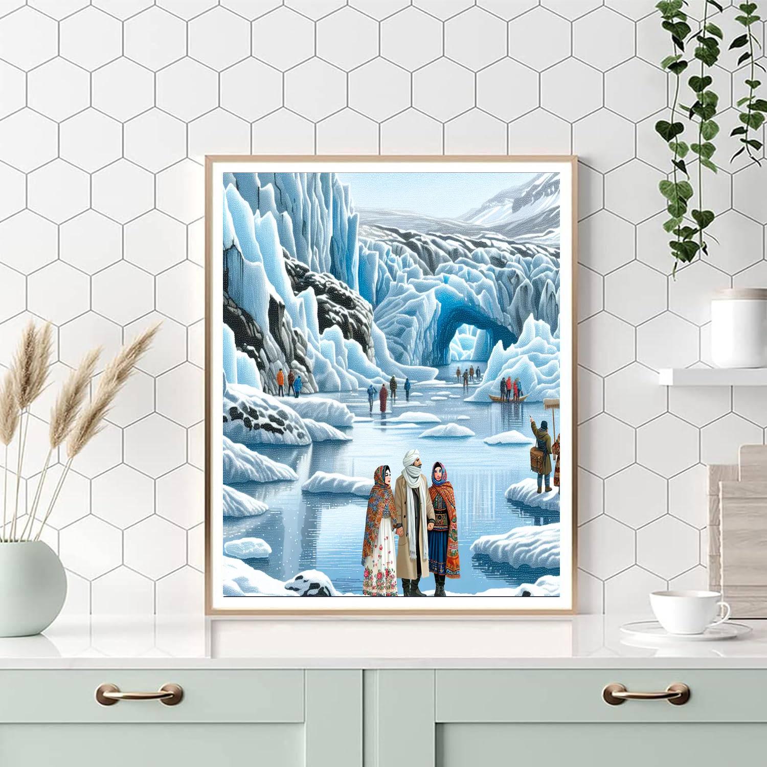 Glacier Days - Iceland Paint By Number