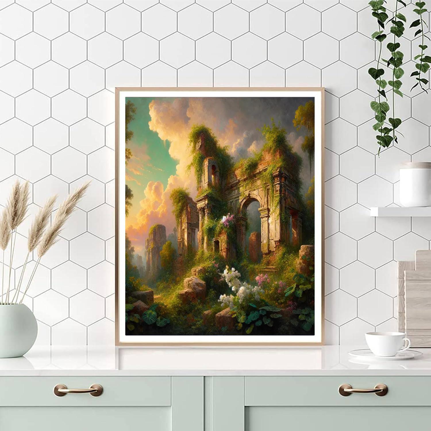 Exploration Of Ancient Ruins Paint By Number