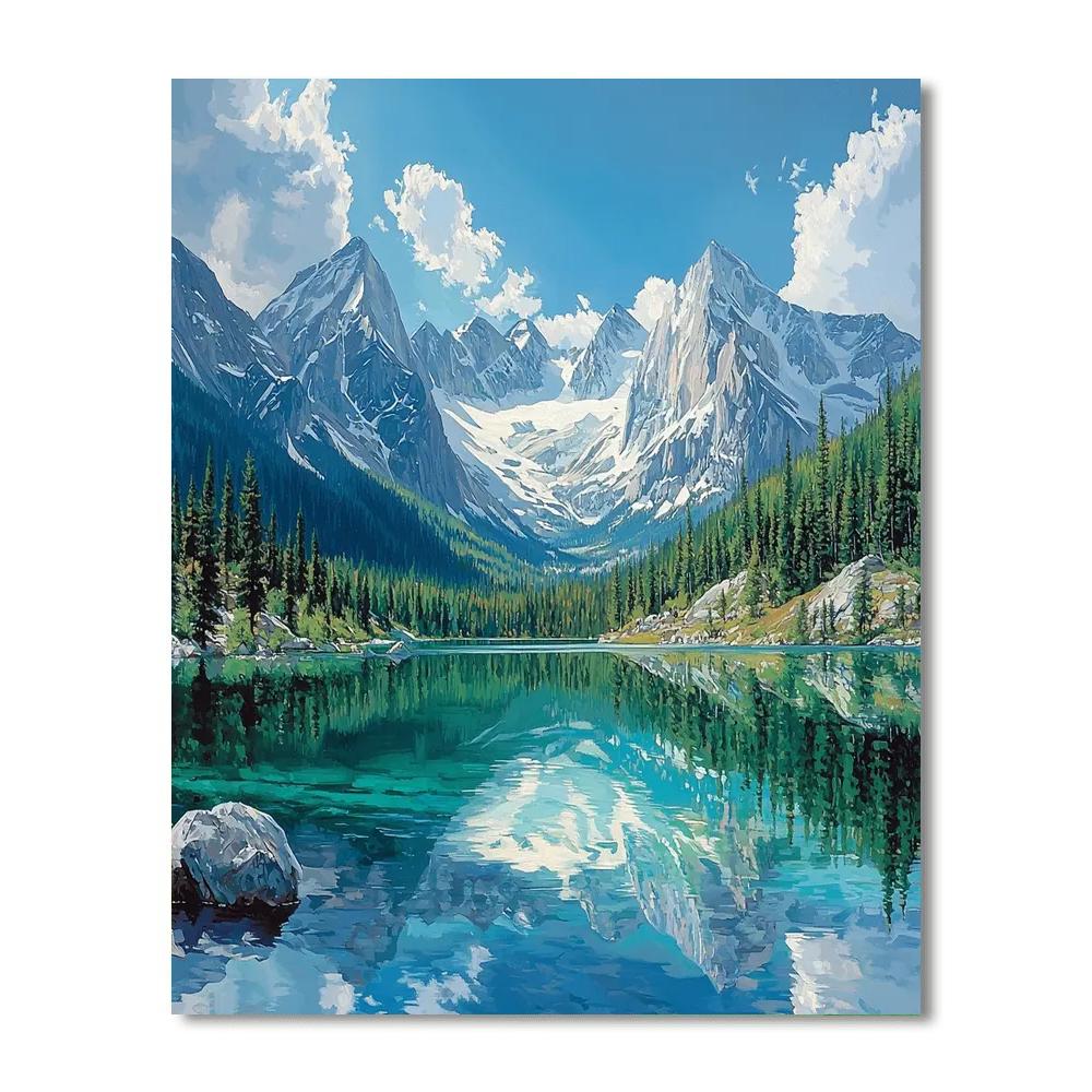 Jasper National Park - Canada Numbered Painting Kits