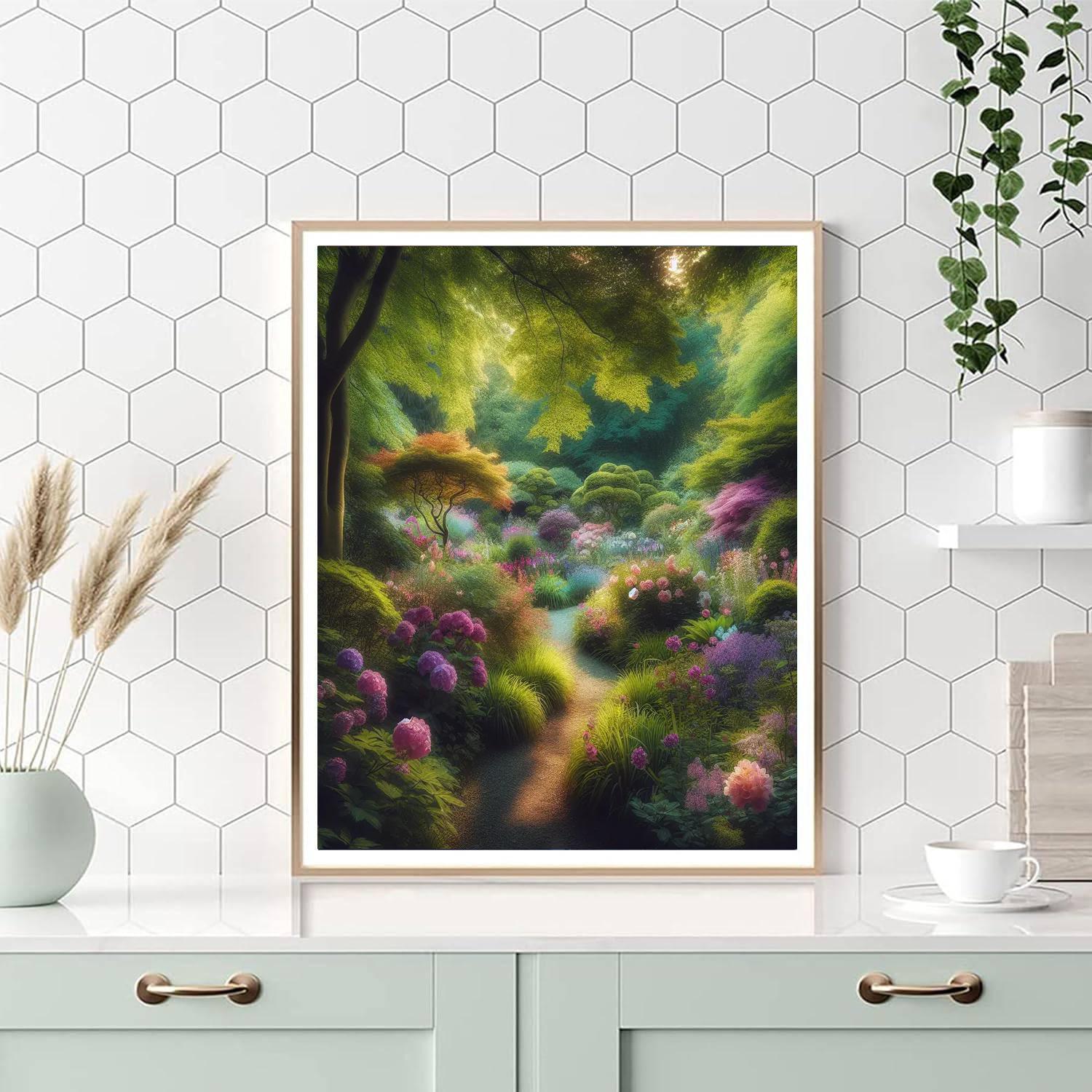 Garden Of Reflection Paint By Numbers Art