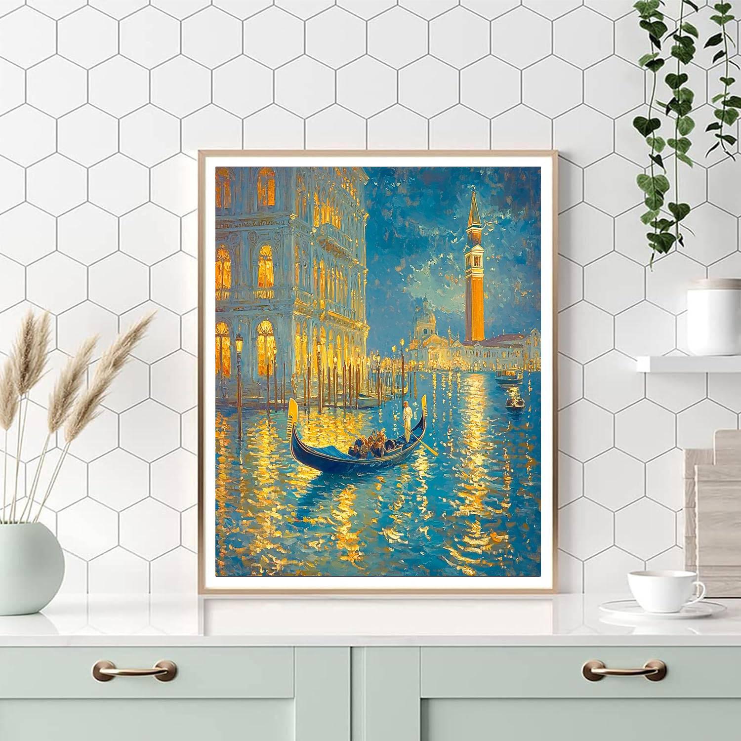 Sargent Inspired Sargent's Venetian Evening  Number Painting