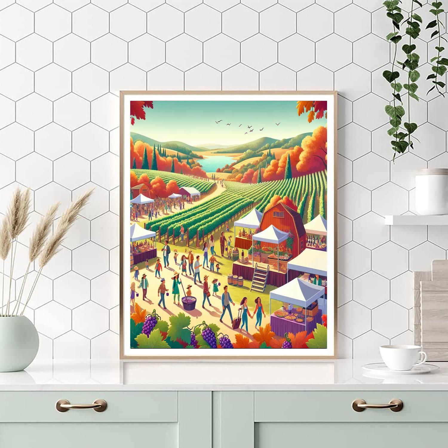 Napa Valley Harvest Festival - Napa Valley, California, Usa Paint By Number