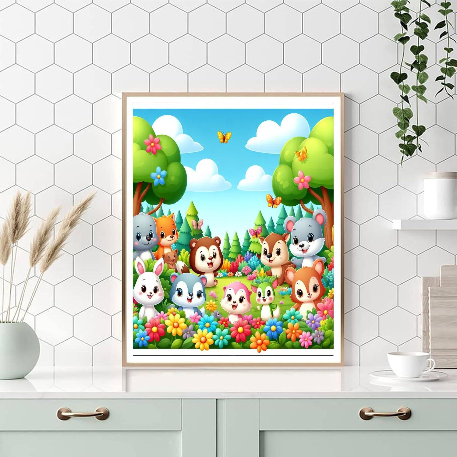 Wondrous Woodland Numbered Painting Kits