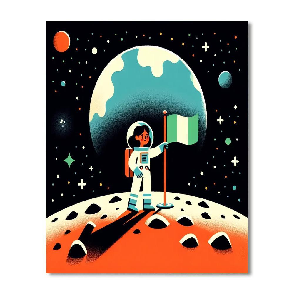 Space Pioneer Adventure Painting By Numbers Kit