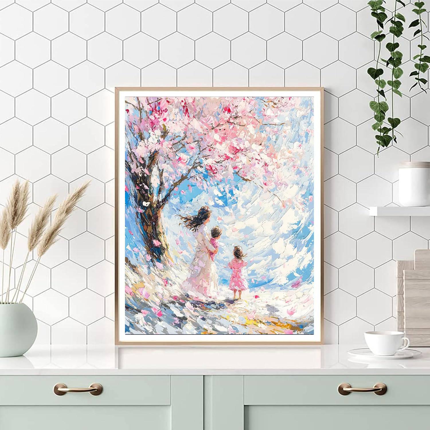 Blossoms Of Happiness Paint By Number