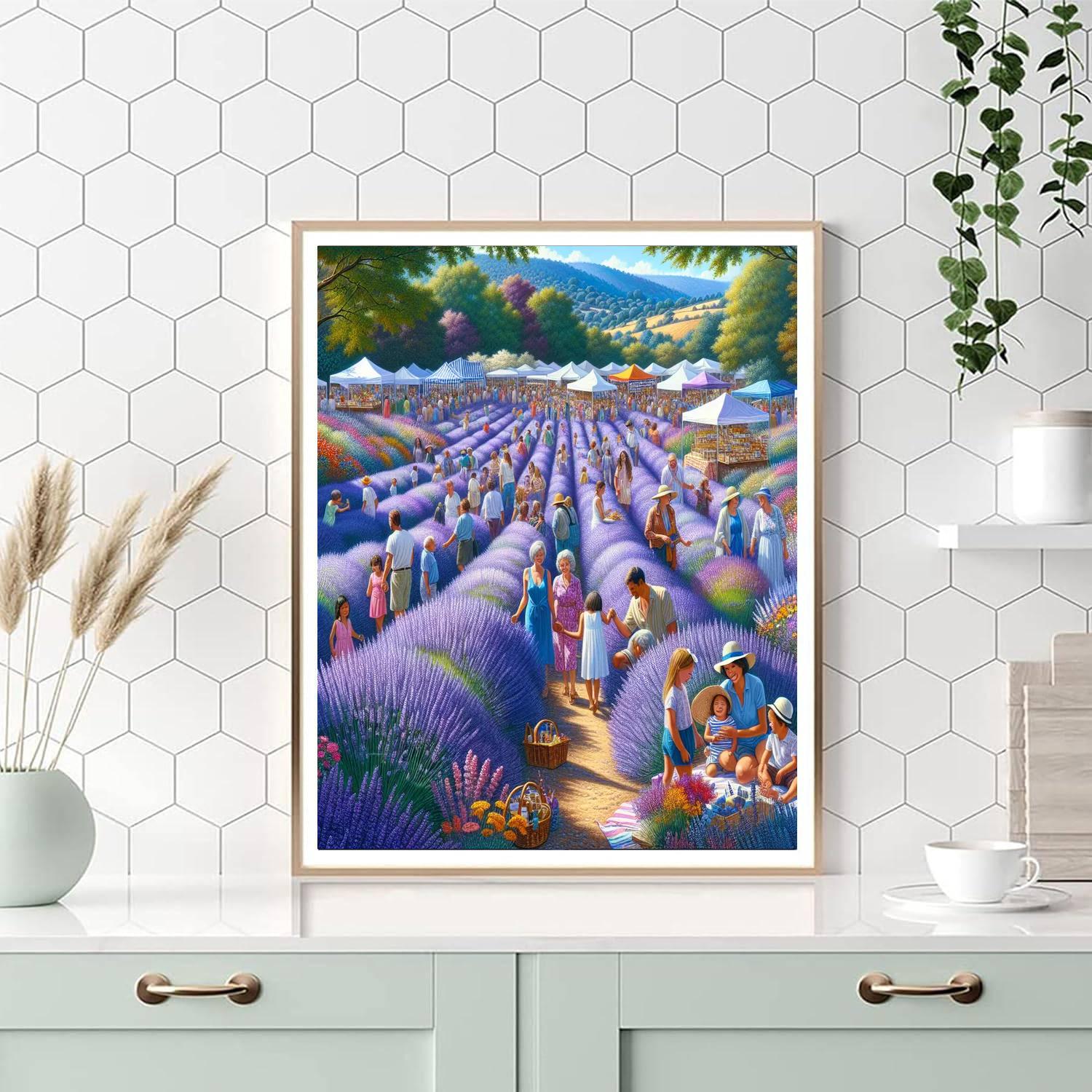Upstate New York Lavender Festival - Usa Paint By Number