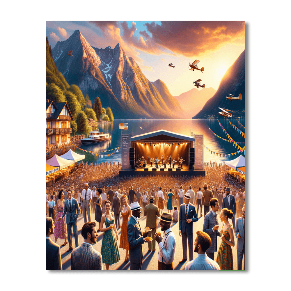 Montreux Jazz Festival - Montreux, Switzerland Paint By Number