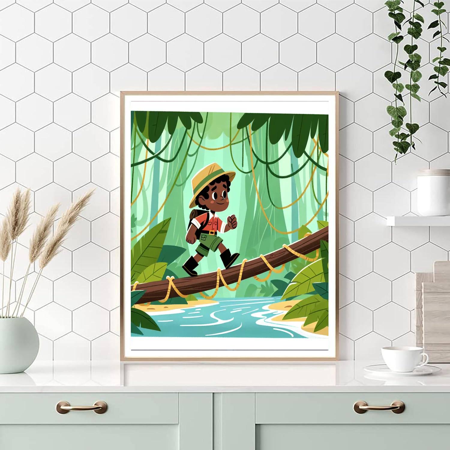 Daring Jungle Expedition Painting Number Kit