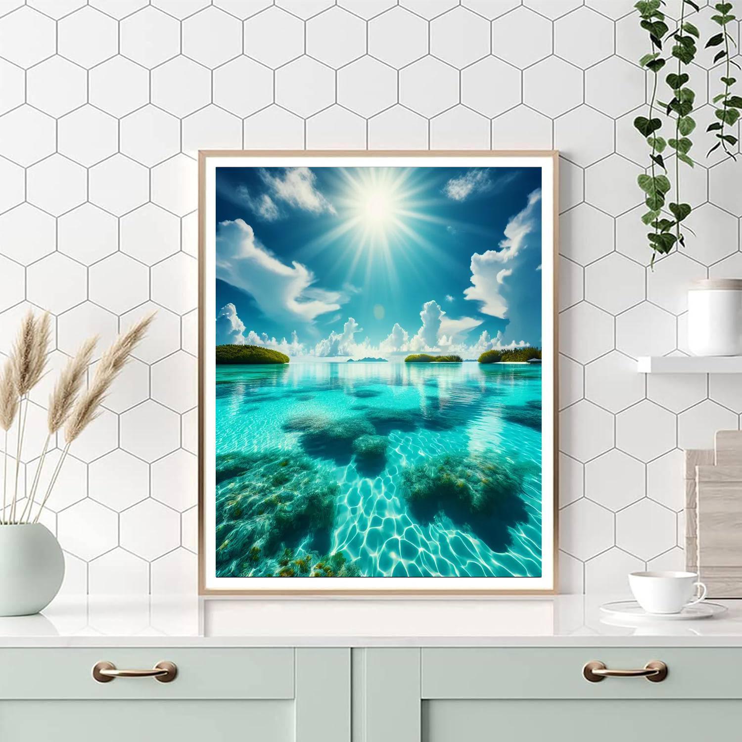 Crystal Clear Lagoon Paint By Color