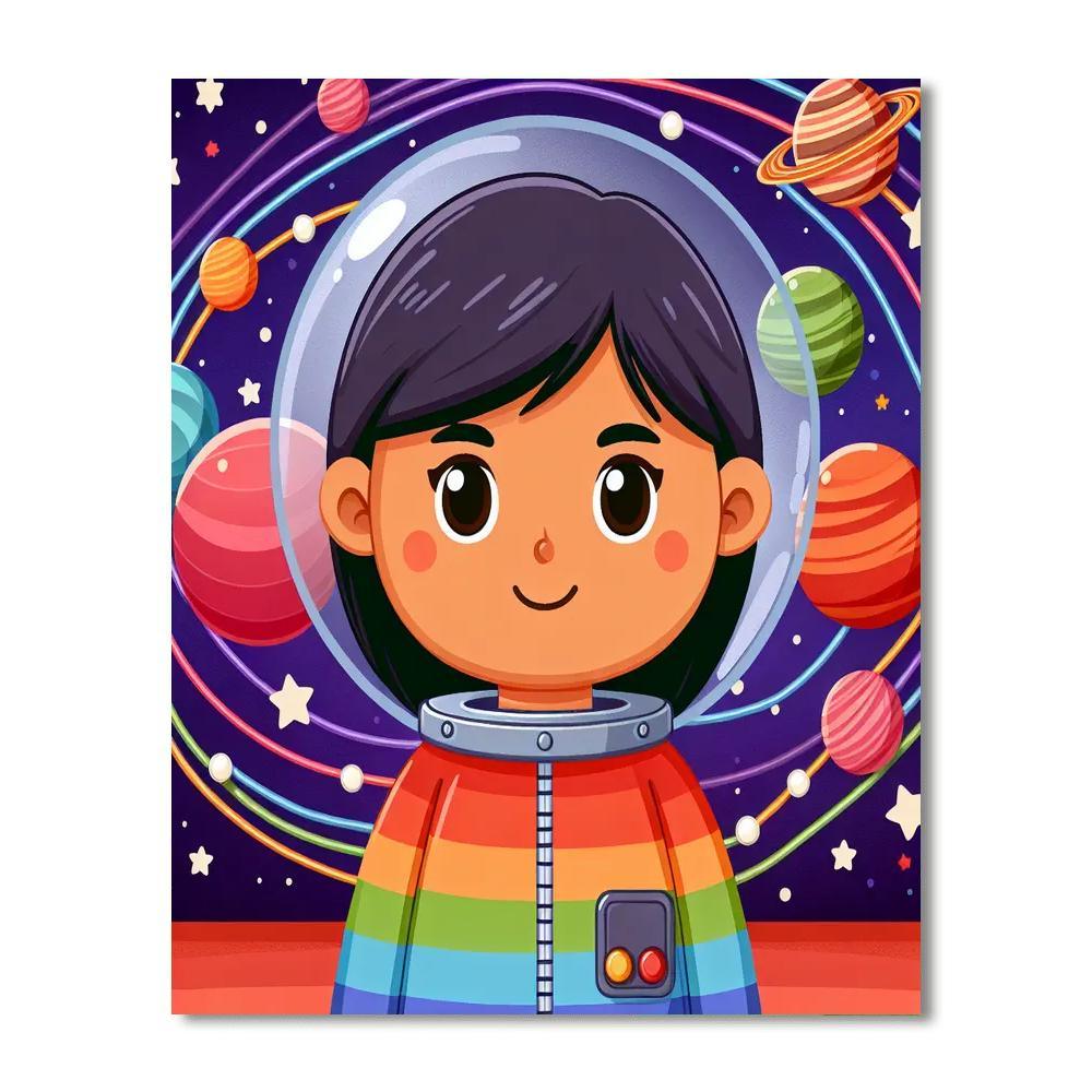 Adventures Of Space Cadet Paint By Numbers Art