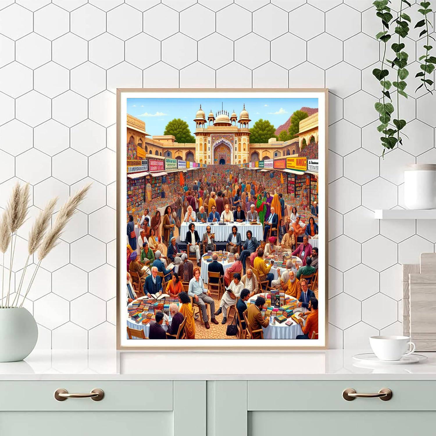 Jaipur Literature Festival - India Paint By Numbers Art