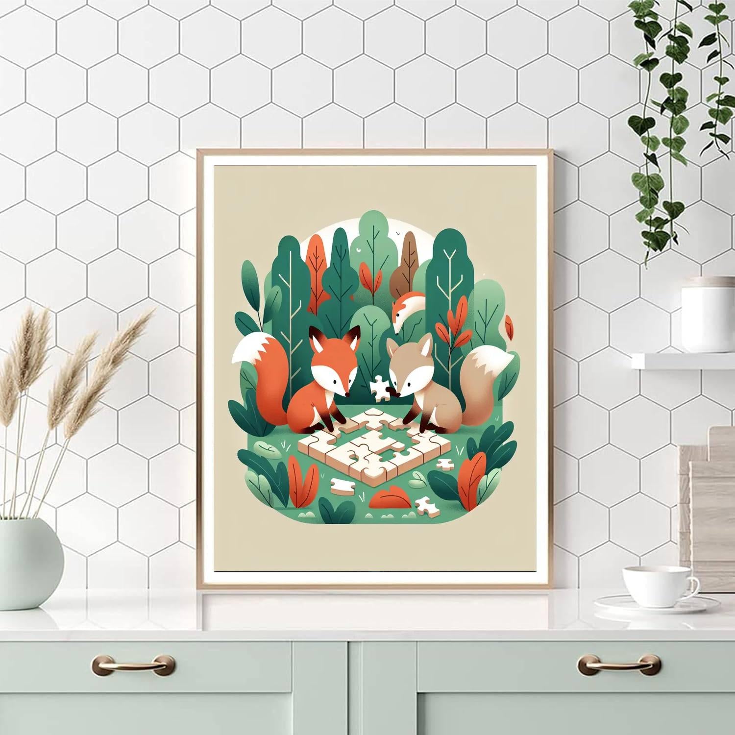 Clever Critters Numbered Painting Kits