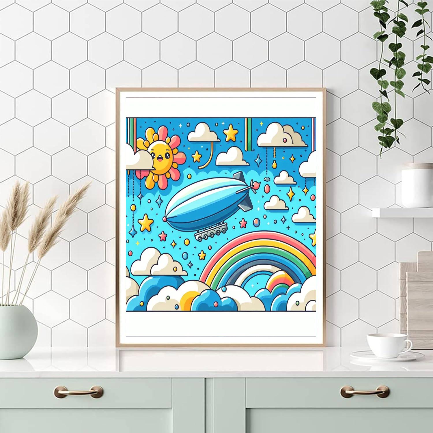 Adventure To Cloudland Painting Number Kit