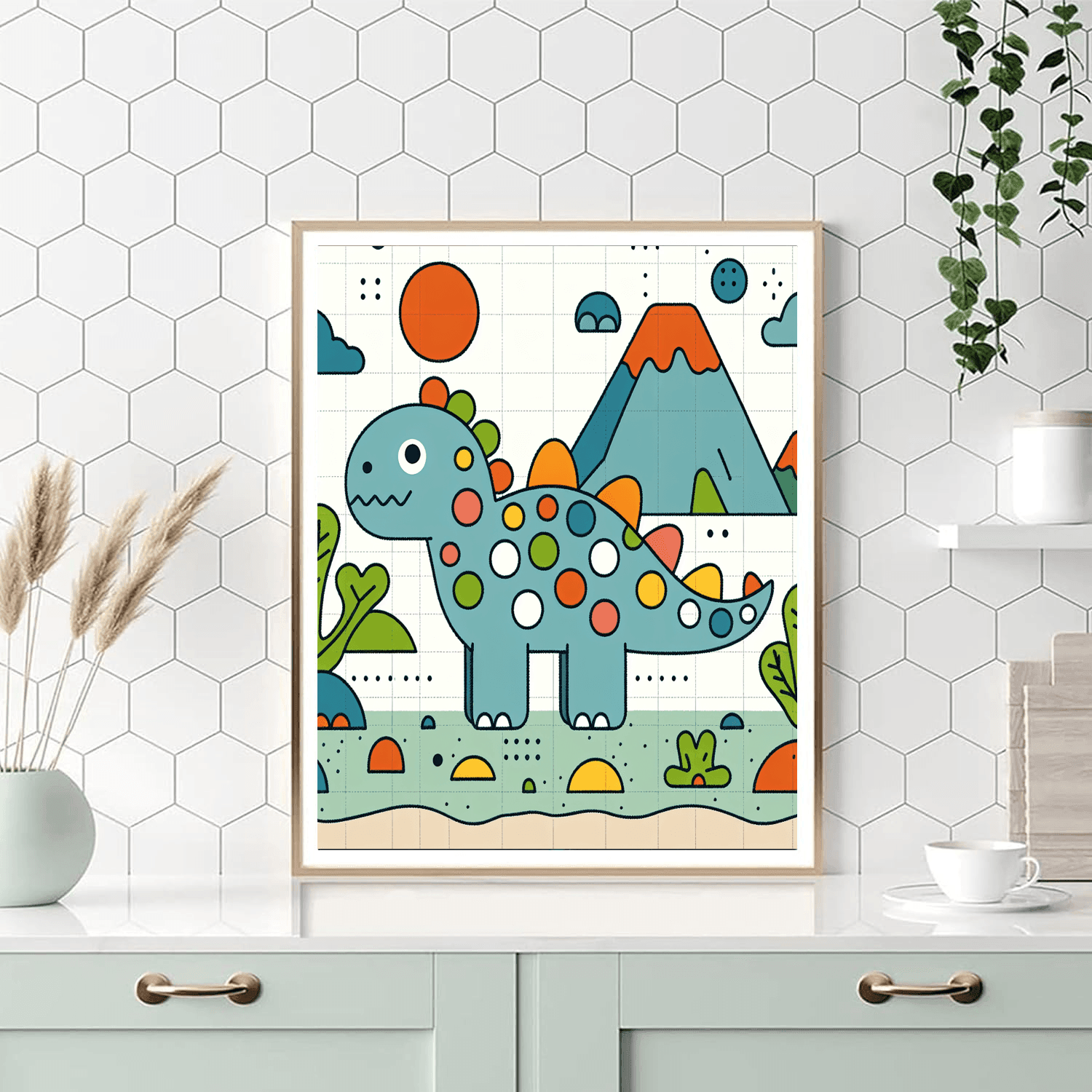 Dinosaur Adventures: Prehistoric World Paint By Numbers Kits