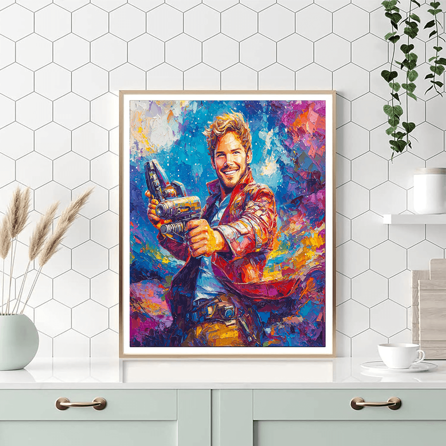 Chris Pratt: The Adventurous Spirit Of Star-lord DIY Paint By Numbers