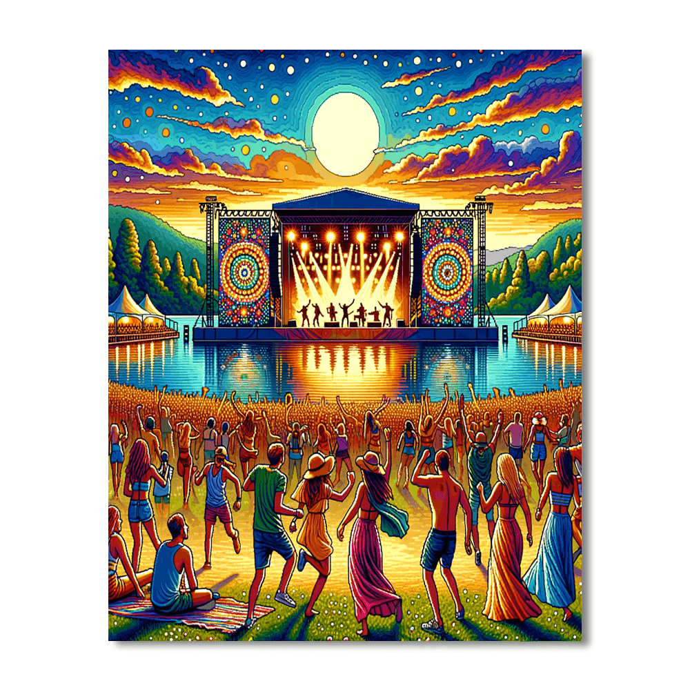 Balaton Sound Festival - Hungary Number Painting