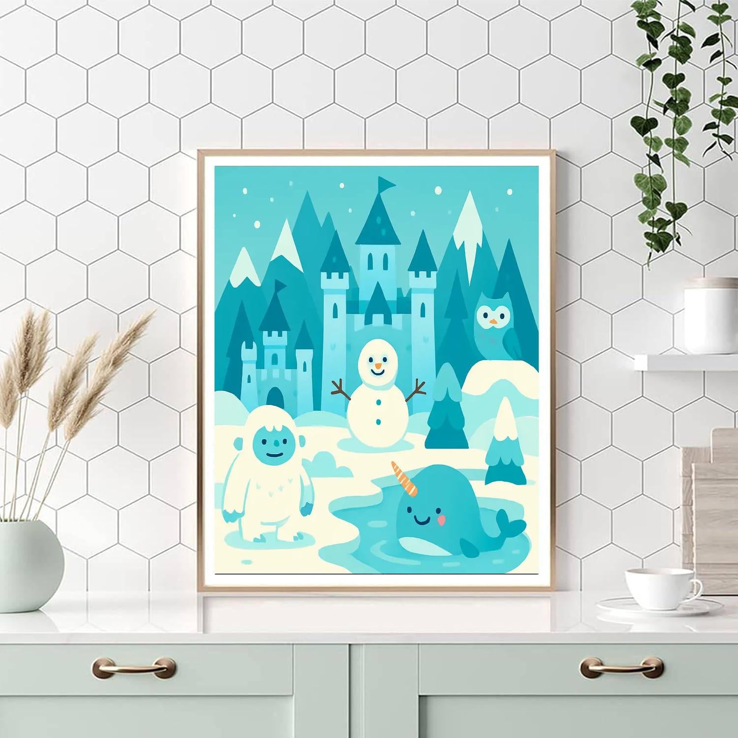 Kingdom Of Ice Numbered Painting Kits