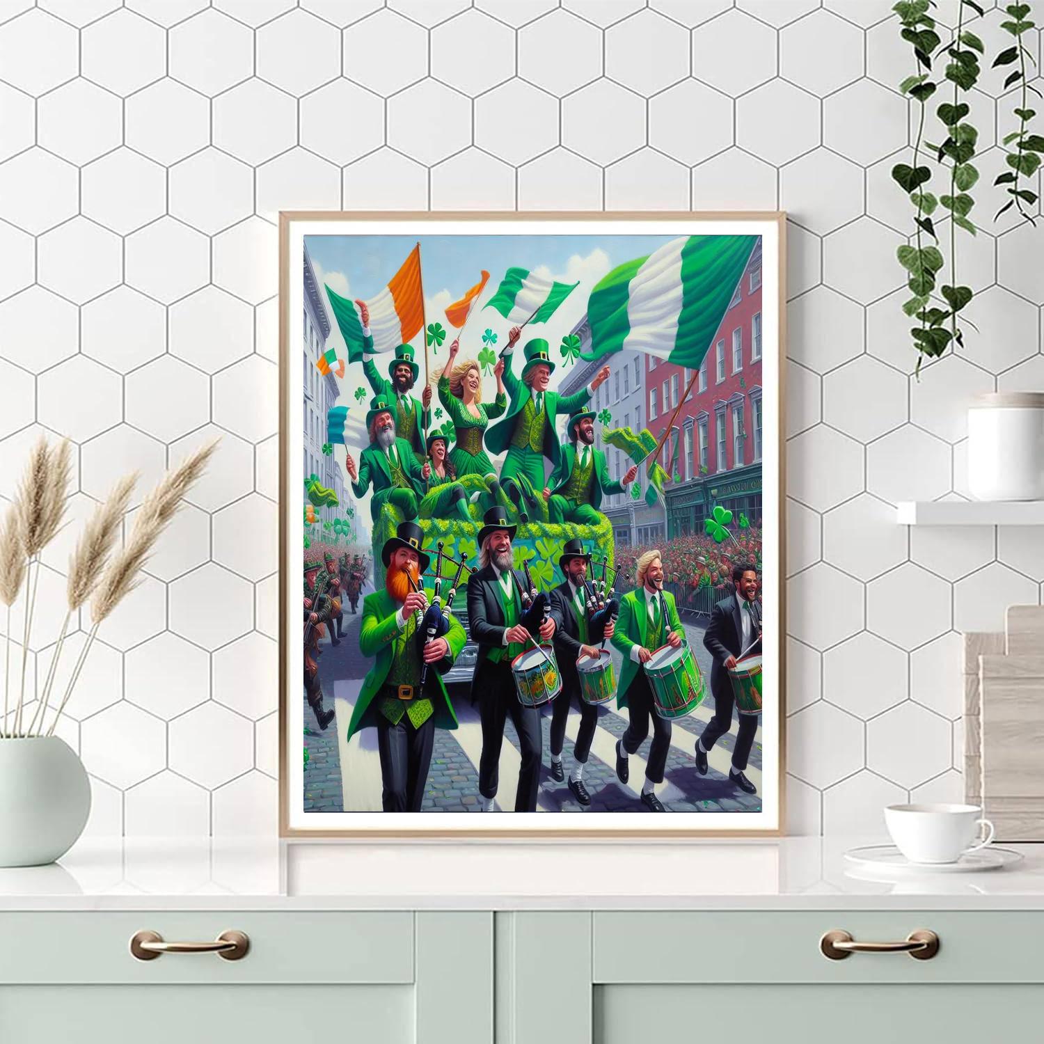 Saint Patrick's Day - Dublin, Ireland Paint By Color