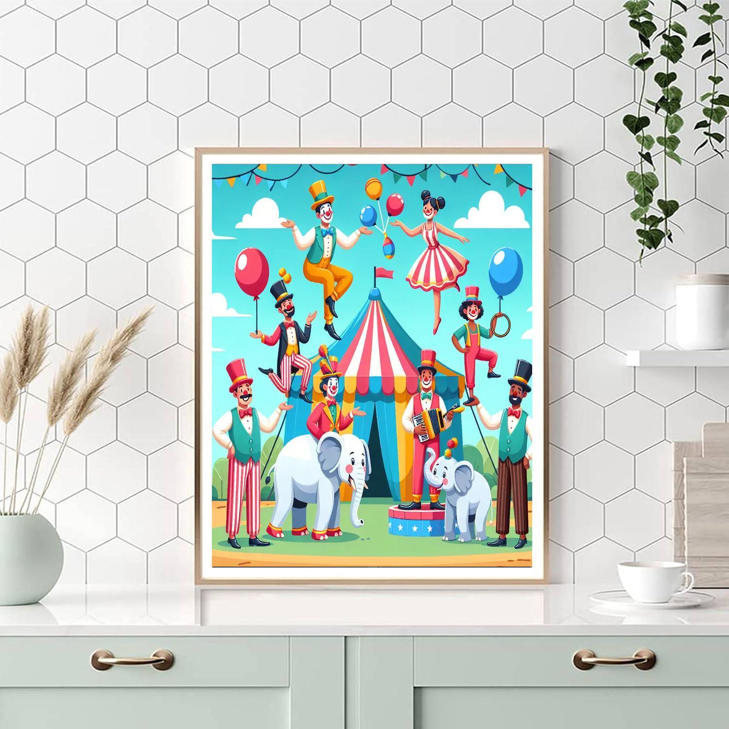 Fun At The Circus Paint By Numbers Kits