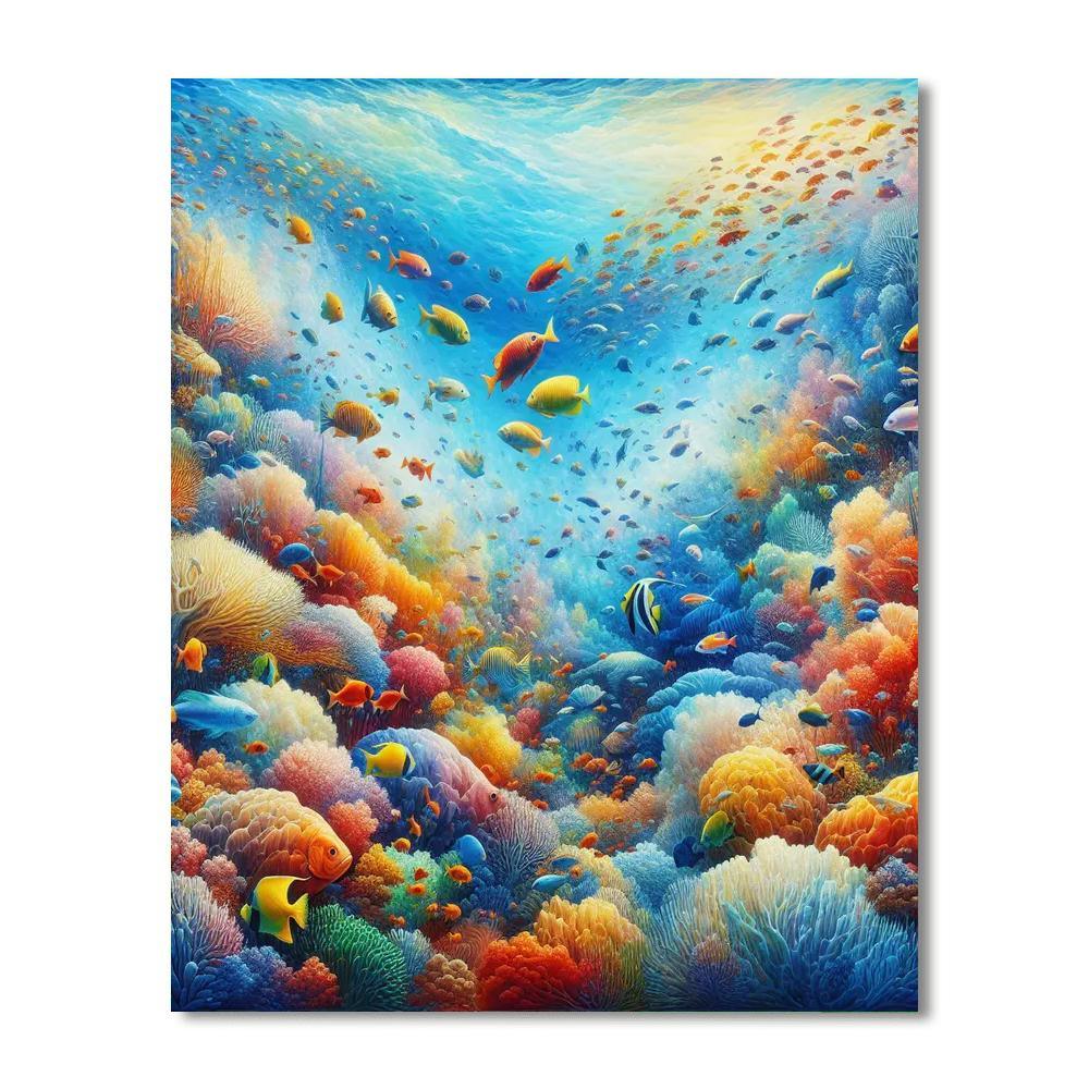 Tropical Ocean Bliss Paint By Number