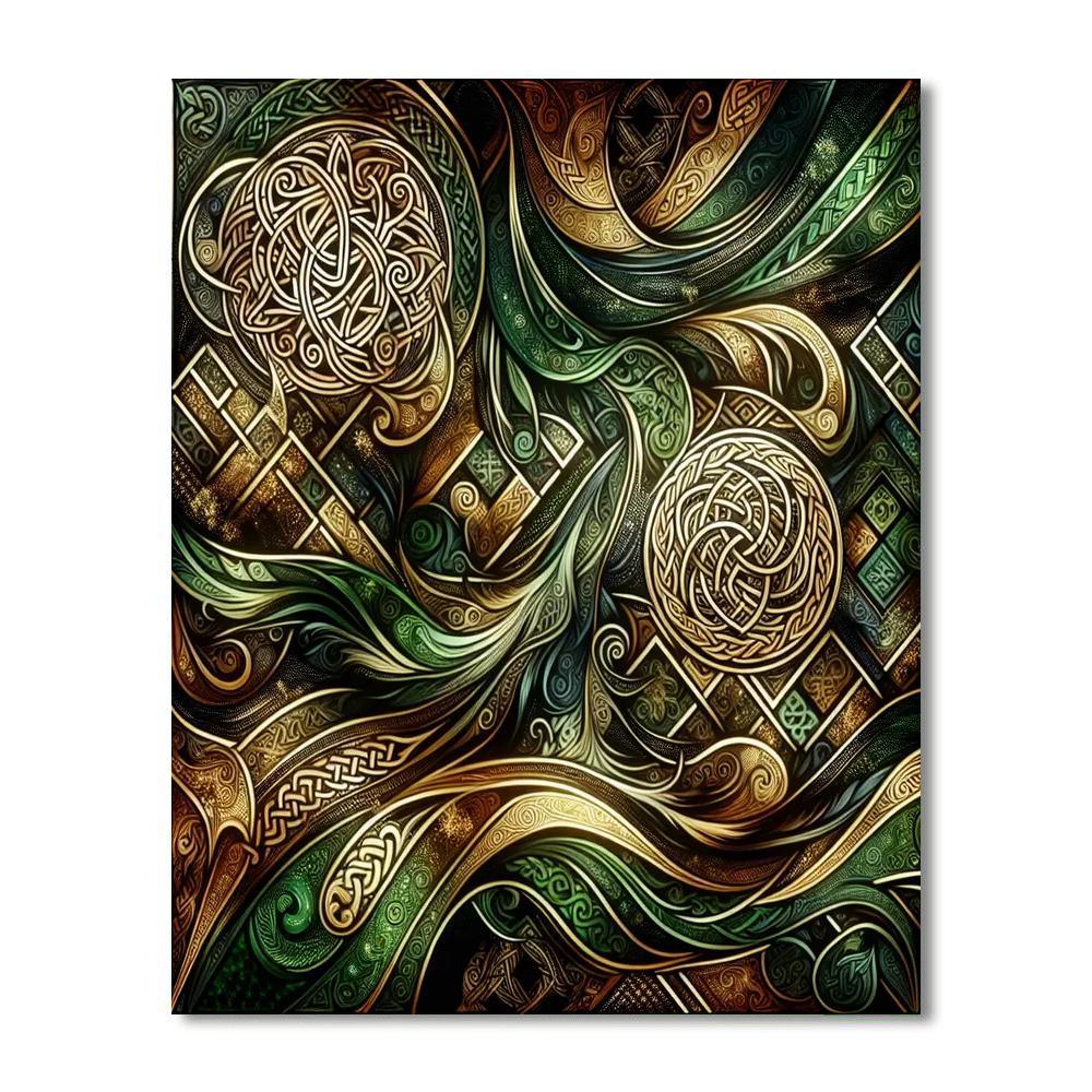Celtic Knot Harmony Number Painting