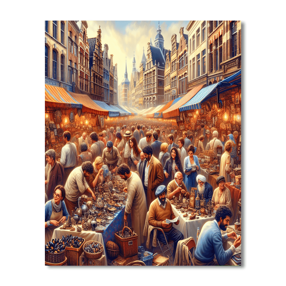 Lille Braderie - Lille, France Paint By Number