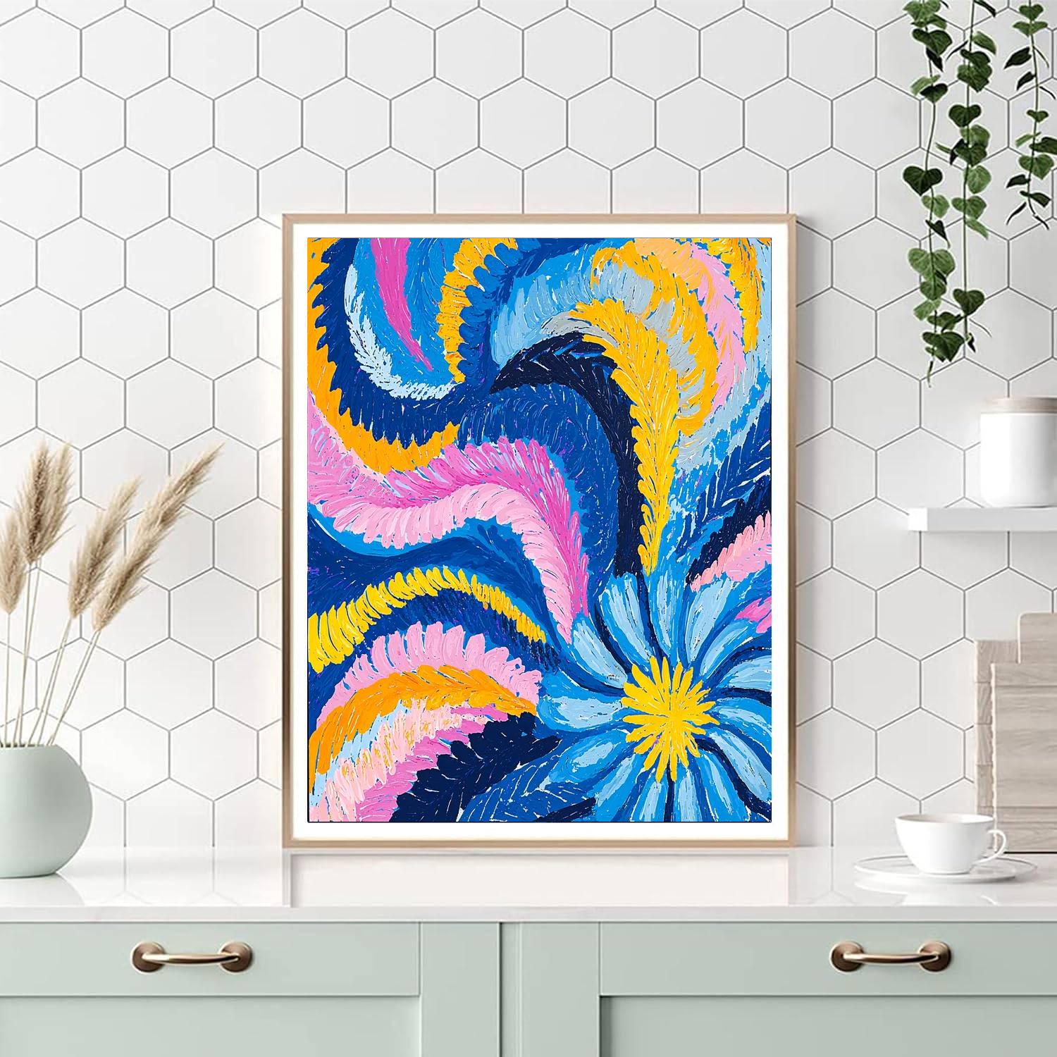 Frida Kahlo Inspired Kaleidoscope Of Feelings  Painting By Numbers Kit