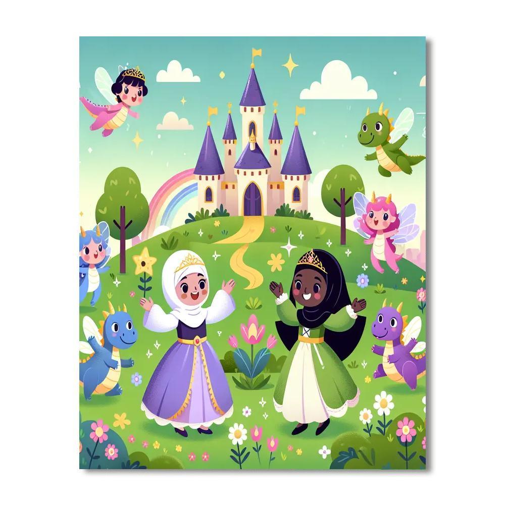 Magical Fairytale Dreams Painting By Numbers Kit